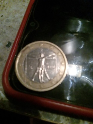 Leonardo vinci coin 2 euro - vinci,
